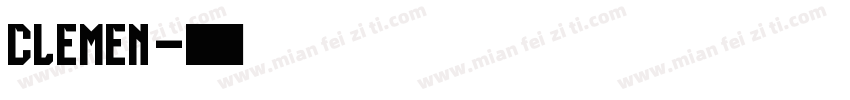 clemen字体转换