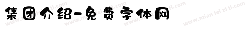 集团介绍字体转换