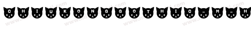 chiukonggothic-m-heavy字体转换