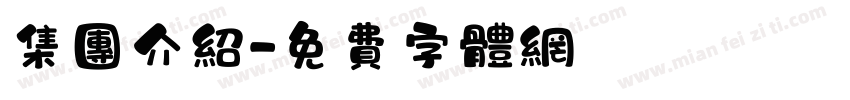 集团介绍字体转换