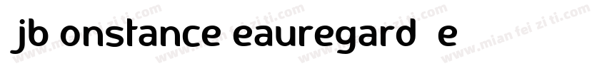 DjbConstanceBeauregard-VeGV字体转换