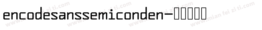 encodesanssemiconden字体转换