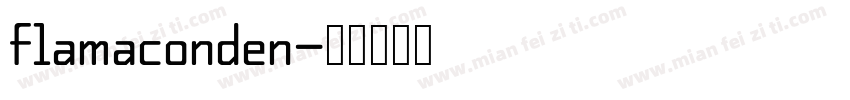 flamaconden字体转换