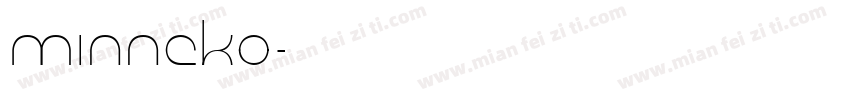 minneko字体转换