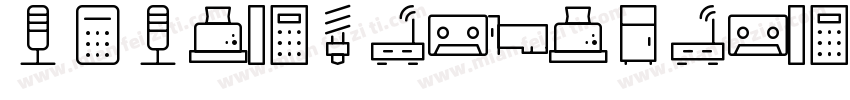 electronicFont字体转换