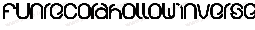 FunrecordHollowInverse-qwd1字体转换