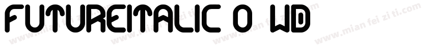 FutureItalic-o2Wd字体转换