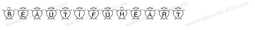 BeautifuHeart字体转换