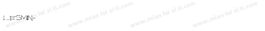 lesmin字体转换