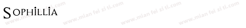 Sophillia字体转换