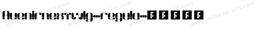 Avenirnextw1g-regula字体转换