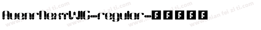 AvenrNextW1G-regular字体转换