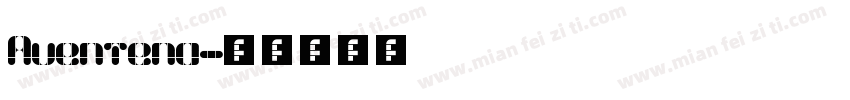 Aventena字体转换