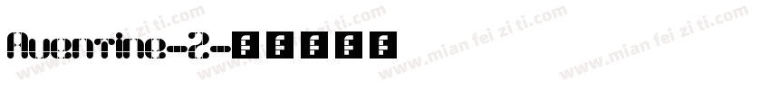 Aventine-2字体转换