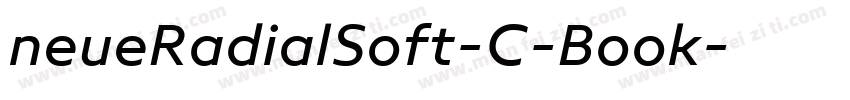 neueRadialSoft-C-Book字体转换
