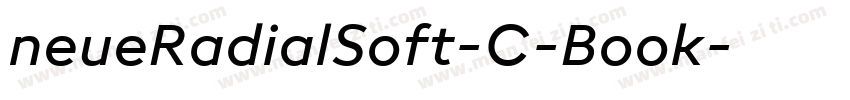 neueRadialSoft-C-Book字体转换