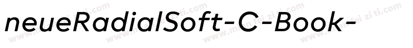 neueRadialSoft-C-Book字体转换