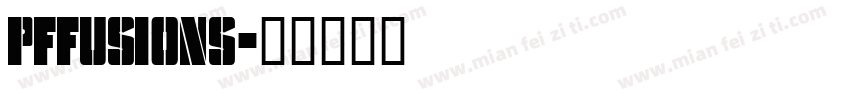 PFFusionS字体转换