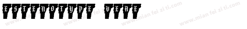 Estenotype-VeAe字体转换