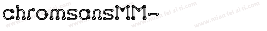 chromsansMM字体转换
