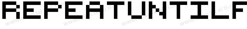 REPEATUNTILFALSE字体转换