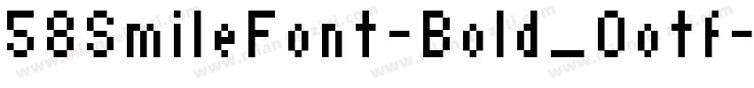58SmileFont-Bold_0otf字体转换