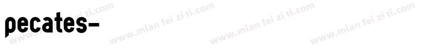 Pecates字体转换