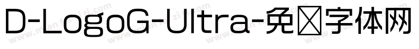 D-LogoG-Ultra字体转换