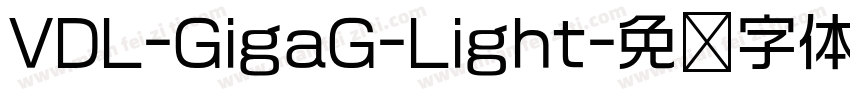 VDL-GigaG-Light字体转换
