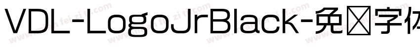 VDL-LogoJrBlack字体转换