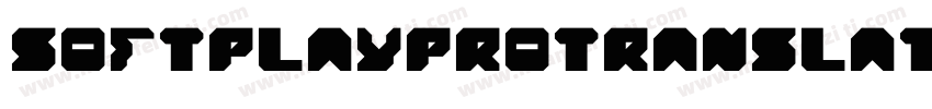 SoftPlayProTranslation字体转换
