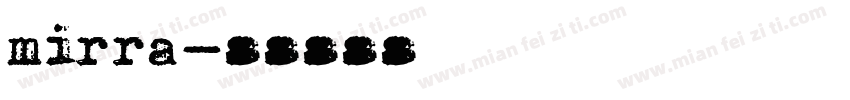 mirra字体转换