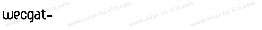 wecgat字体转换