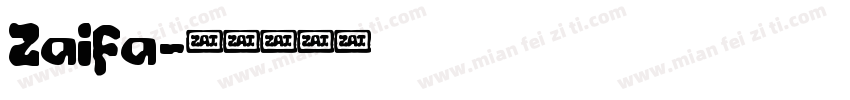 Zaifa字体转换