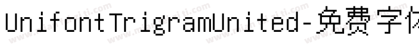 UnifontTrigramUnited字体转换
