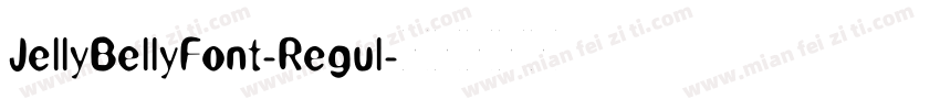 JellyBellyFont-Regul字体转换
