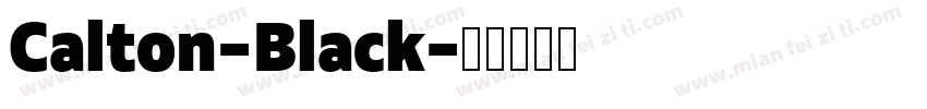 Calton-Black字体转换