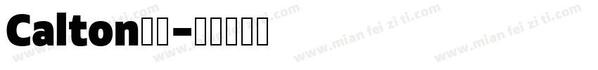 Calton字体字体转换