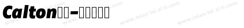 Calton字体字体转换