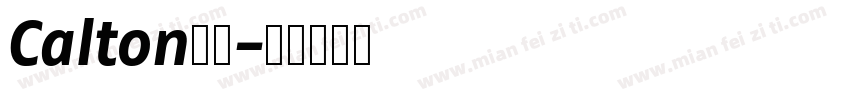 Calton字体字体转换