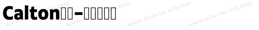 Calton字体字体转换