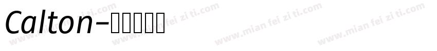 Calton字体转换