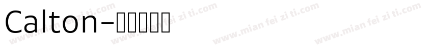 Calton字体转换