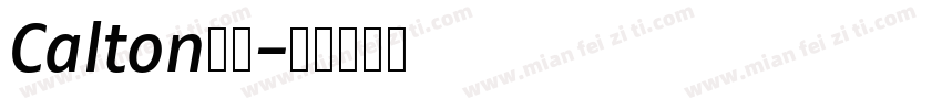Calton字体字体转换