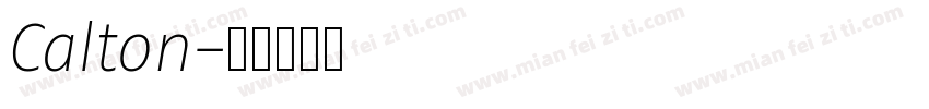 Calton字体转换