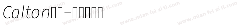 Calton字体字体转换