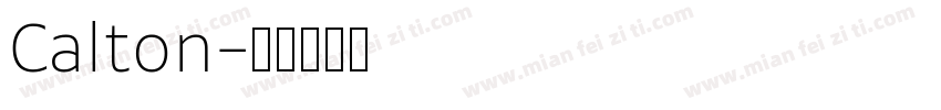 Calton字体转换
