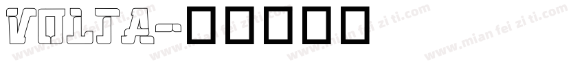 volta字体转换