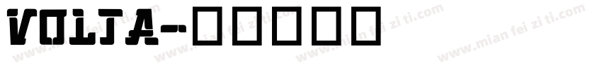 volta字体转换