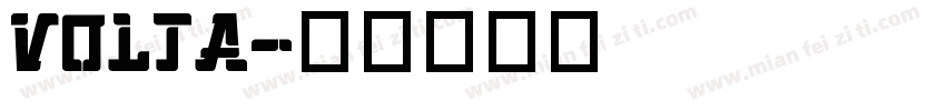 volta字体转换